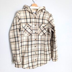 Columbia button down plaid shirt jacket